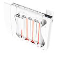 THERMOR - Radiateur à inertie connecté Bilbao 4 Thermor - Vertical - 1800W - Blanc - vignette