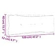 VIDAXL - vidaXL Coussins de palette lot de 5 crème tissu - vignette