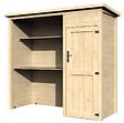 DECOR ET JARDIN - Abri de jardin Bruna - Bois - SU 1,01m² - vignette