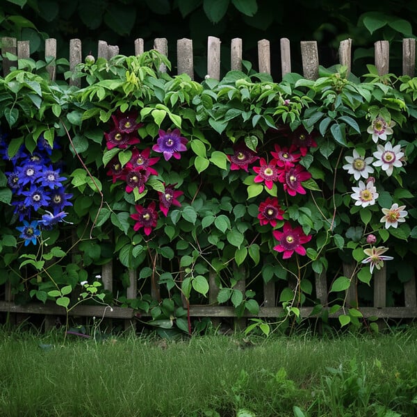 PLANT IN A BOX - Passiflore - Set de 3 - Passiflora hybridum - Hauteur 25-40cm - ⌀9cm - large