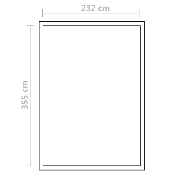 VIDAXL - vidaXL Serre renforcée en aluminium avec cadre de base 9,025 mÂ² - large