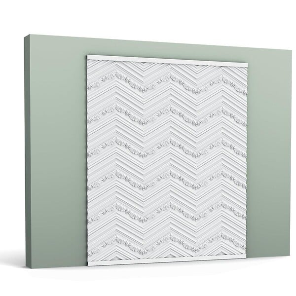 ORAC DECOR - Panneau Mural 3d Chevron W130 - L200 X H2 X L40 Cm - Orac Decor - large