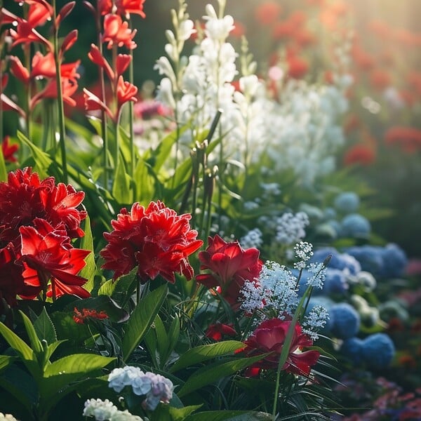 PLANT IN A BOX - Mélange de bulbes des Pays-Bas - Set de 125 - Gladiolus, Dahlia, Freesia - large