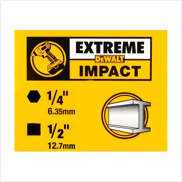 DEWALT - Adaptateur DEWALT DT7508-QZ pour boulonneuses à chocs - large