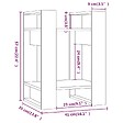 VIDAXL - vidaXL Bibliothèque/Séparateur de pièce 41x35x57 cm Pin massif - vignette