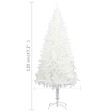 VIDAXL - vidaXL Arbre de Noël artificiel pré-éclairé et boules blanc 120 cm - vignette