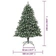 VIDAXL - vidaXL Sapin de Noël artificiel avec support 240 cm PVC - vignette