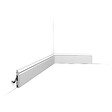 ORAC DECOR - Pack 10 mètres Plinthes SX165 avec colle - Orac x Cimaises-et-plus - 7 x 1,0 x 200cm (h x p x L) - plinthe décorative polymère - vignette