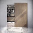 EMUCA - Kit de quincaillerie pour porte coulissante en bois Wall à fermeture souple, Acier et Aluminium et Plastique - vignette