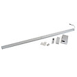 EMUCA - barre de penderie pour armoire Castor avec lumière LED, batterie amovible et détecteur de mouvement, 708, Anodisé mat. - vignette