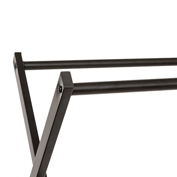 5 FIVE SIMPLY SMART - Portant à vêtements double en acier Noir H 145 cm - large