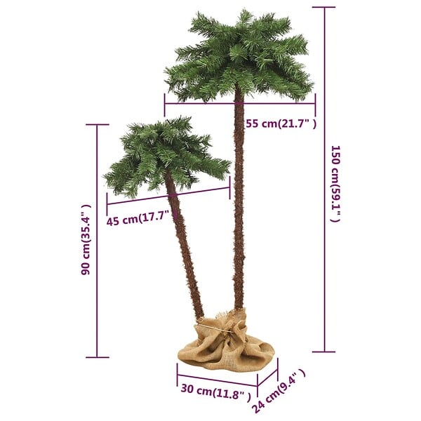 VIDAXL - vidaXL Sapin de Noël avec LED 90 cm et 150 cm - large