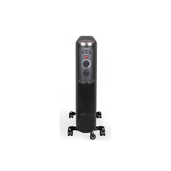 LIVOO - radiateur bain d'huile 2000w noir - DOM502 - large