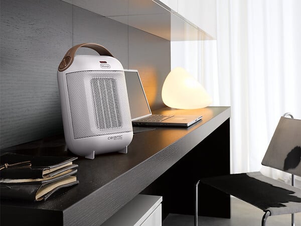 DELONGHI - chauffage soufflant céramique 1800w - hfx30c18-iw - large