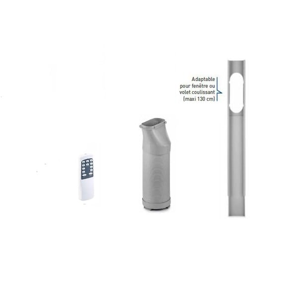 CONFORT LINE - climatiseur mobile 2600w 26m2 avec kit fenêtre - clim.2600bkt - large