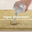 VOUNOT - Lot de 2 Tapis de Bain Antidérapant microfibre 60x90cm beige - vignette
