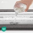 VOUNOT - Tapis de Bain Antidérapant microfibre motif dégradé 40x60cm gris - vignette