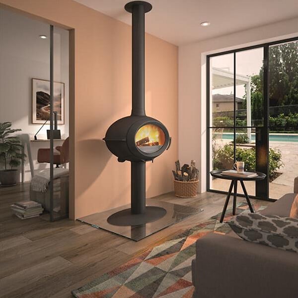 INVICTA - poêle à bois fonte 7kw noir - p648114 - large