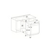 WHIRLPOOL - lave-vaisselle 60cm 14 couverts 46db intégrable avec bandeau - wbc3c26x - vignette
