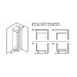 BOSCH - réfrigérateur combiné intégrable à glissières 184l - KIN865SE0 - vignette