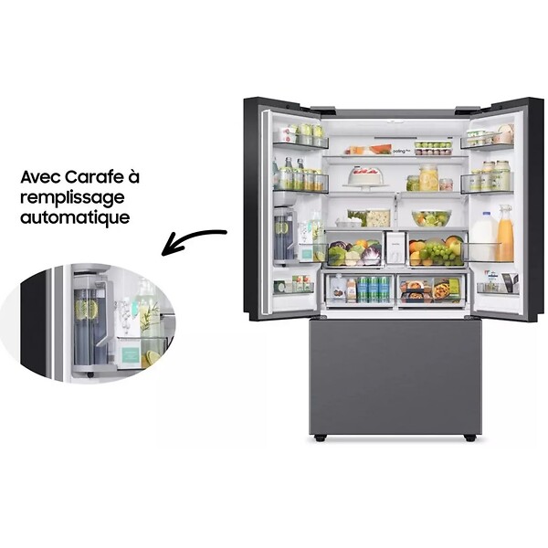 SAMSUNG - réfrigérateur américain 90.8cm 674l nofrost - RF24BB620ES9 - large