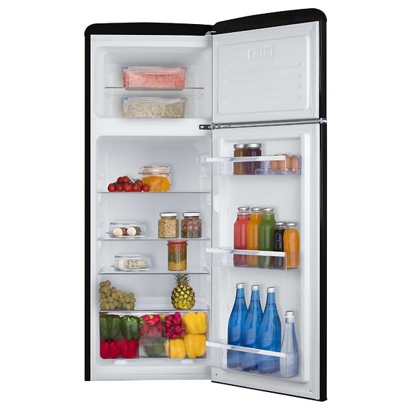 AMICA - réfrigérateur combiné 55cm 246l statique noir - AR7252N - large
