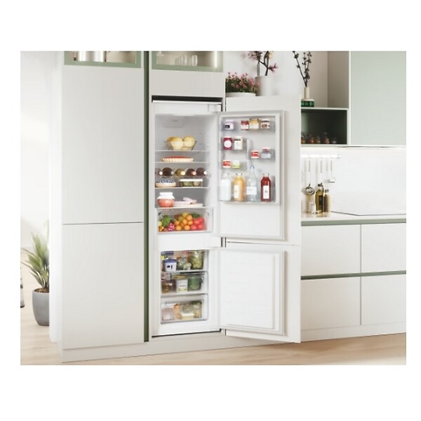 CANDY - réfrigérateur combiné encastrable à glissières 268l - CNBQL3518EV - large