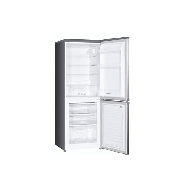 CANDY - réfrigérateur combiné 55cm 207l froid statique inox - chcs514ex - large