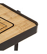 5 FIVE SIMPLY SMART - Dérouleur papier toilette WC avec réserve et support téléphone en métal Noir charbon - vignette