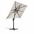 OVIALA - Parasol déporté inclinable et rotatif 2x3m en aluminium écru - Amalya - vignette