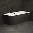 SPALINA - Baignoire Ilot Capri 170 droite noire 170 x76 x58 cm, by SPALINA - vignette