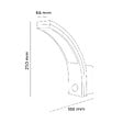 EDM - Applique murale LED 10W étanche IP54 - Luz fría 6400K - vignette