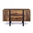 ID MARKET - Buffet bas 105 cm AUSTRIA bois pied épingle - vignette