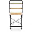 ID MARKET - Meuble étagères de rangement dessus machine à laver DETROIT design industriel - vignette
