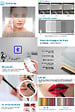 AICA SANITAIRE - Miroir lumineux loupe + bluetooth + tricolore + anti-buée 100x60cm salle de bain dimmable,mémoire,tactile,led - vignette