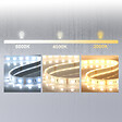 AICA SANITAIRE - LED miroir lumineux 3 couleurs tactile avec anti-buée,dimmable et mémoire 120x70cm miroir salle de bain - vignette
