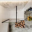 AICA SANITAIRE - AICA paroi de douche 100x200cm paroi de douche à l'italienne en 8mm verre anticalcaire style moderne avec barre de fixation noire 140cm - vignette