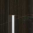 AICA SANITAIRE - Paroi de douche 50+30x200cm avec barre de fixation 140cm en carré, verre 8mm anticalcaire, AICA paroi de douche à l'italienne avec retour pivotant 30cm - vignette