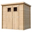 TIMBELA - Abri de jardin en bois - l204xL142xH200cm / 2.22m2 - M311 - vignette