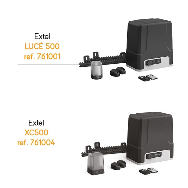 EXTEL - Cremaillere supplementaire 50cm pour motorisation de portail Extel - 761105 - Extel - - large