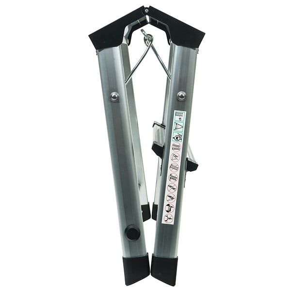 WERKAPRO - Marchepied pliable en aluminium 2 marches   H 40,4cm - large