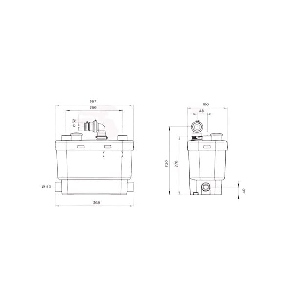 SFA - Pompe de relevage SANISPEED SFA  SSPUPSTD - large