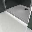 AICA SANITAIRE - AICA porte de douche pivotante 70x185cm en niche en verre bande central dépoli anticalcaire Installation à Gauche - vignette