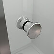 AICA SANITAIRE - AICA porte de douche 90x185cm pliante en verre sécurit clair,installation en niche - vignette