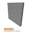 CUISINEANDCIE - Cuisineandcie - Meuble sous-évier Eco Gris Brillant 2 portes L 80 cm - vignette