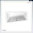BESCO - Baignoire asymétrique - 150 x 85 cm - Gauche - sans Habillage - avec Pieds - Vidage Chrome - INTIMA - vignette