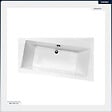 BESCO - Baignoire asymétrique - 160 x 100 cm - Droite - avec Habillage - Pieds - Vidage Chrome - INFINITY - vignette