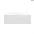 BESCO - Baignoire rectangulaire - 150 x 75 cm - avec Tablier - Pieds - Vidage Chrome - VITAE - vignette