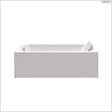 BESCO - Baignoire rectangulaire - 170 x 70 cm - avec Tablier - Pieds - Vidage Chrome - SHEA - vignette