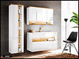 OTITEC - Colonne de salle de bain - 170 cm - Blanc - 2 portes - CYCLO - vignette